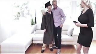 Blowjob rewards son for getting through college mature big ass cumshot Thumbnail