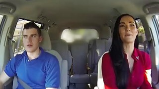 Lovely teen had a good brithday sex with BF and hot stepmom Thumbnail