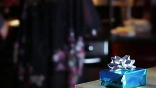 Sweet brunette is fucked hard on bed Thumbnail