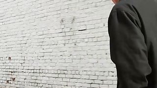 Guy in blindfold masturbates babes pussy from the top floor Thumbnail