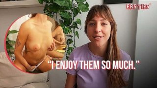 Hot argentina babe minerva fingers her wet pussy in front of mirror - solo masturbation Thumbnail