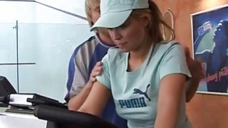 Sascha anal invasion smashed by fitness instructor Thumbnail
