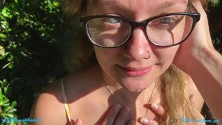 Amateur nerd giving head and taking facial cumshot Thumbnail