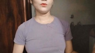 Stepmom caught showering, then hardcore fucking in bathroom - desi bhabhi rough sex Thumbnail