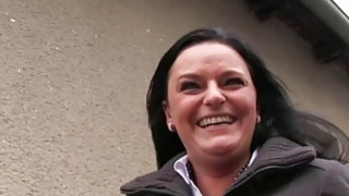 Busty European Milf banged in public Thumbnail