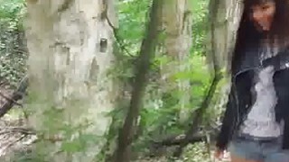 Amateur foursome party in the forest Thumbnail