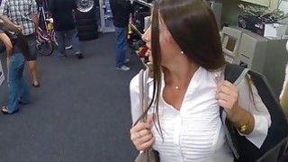 Big butt amateur nailed at the pawnshop to earn extra money Thumbnail