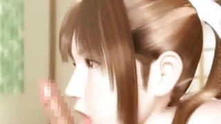 Horny 3D hentai babe swallows cum Thumbnail